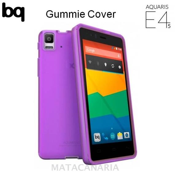 BQ AQUARIS E4.5 PURPLE GUMMIE COVER