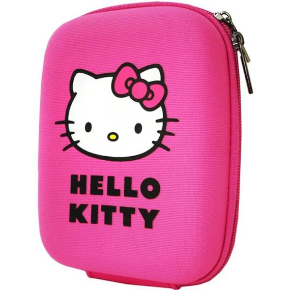 FUNDA HELLO KITTY PARA CÁMARA PINK