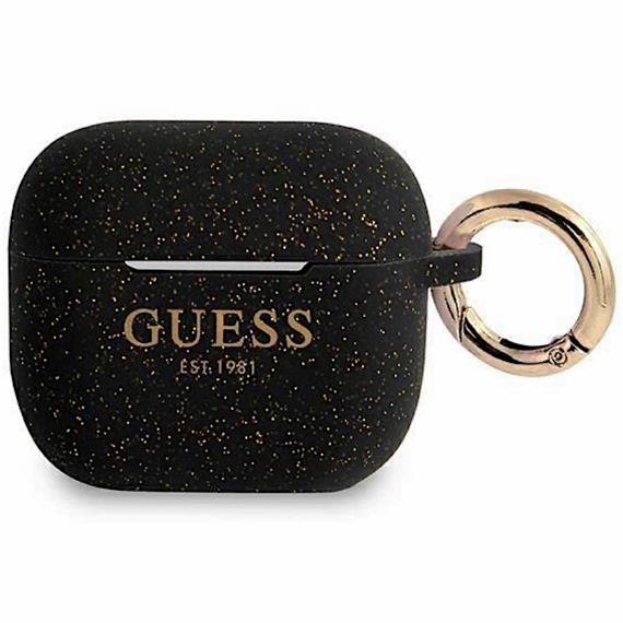 Guess GUS3SGGEK Airpods 3 Cover Negro Silicona