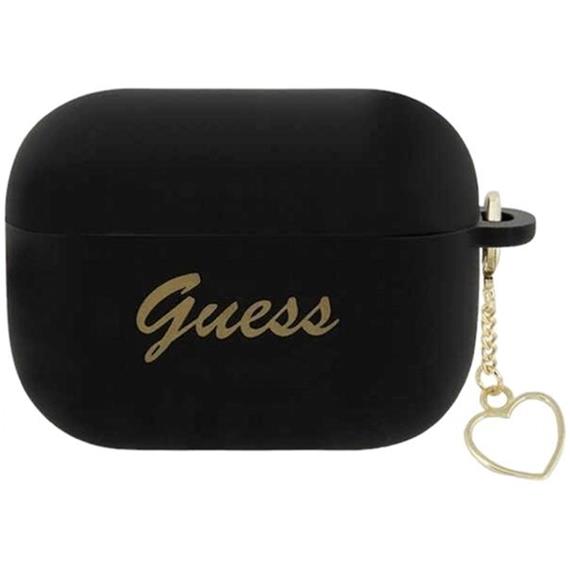 Guess GUAP2LSCHSK Airpods Pro 2 Cover Black Silicone