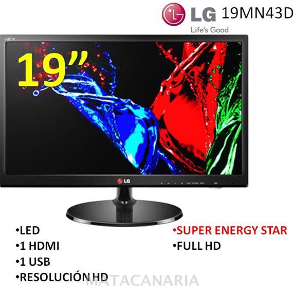 LG 19MN43D LCD MONITOR 19 (MFT WIDE)