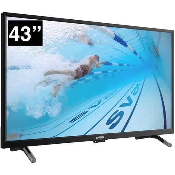 TV 43" SVAN LED SVTV1430 FULL HD TDT2/S2 3HDMI 1USB M.HOTEL