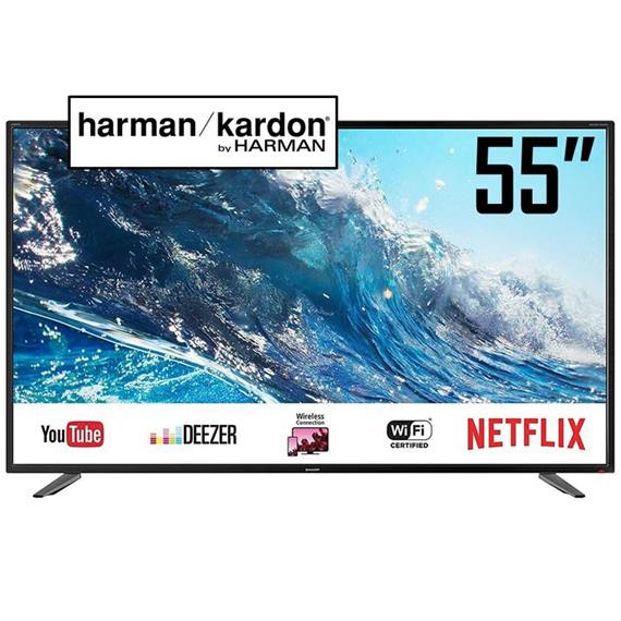 Televisor 55" SHARP 4TC55BJ2EF2NB UHD 4K SMART TV