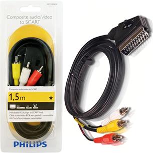 Philips SWV2255W/10 Cable Euroconector a RCA 1.5m