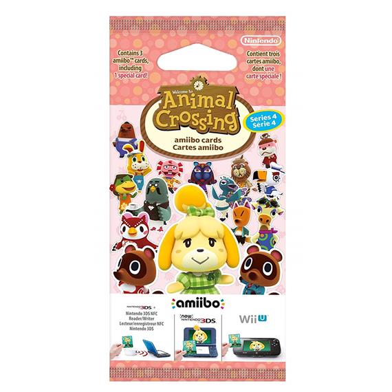 Nintendo Pack 3 Tarjetas Amiibo Animal Cross 4