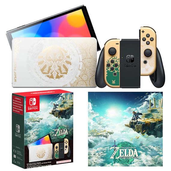 Nintendo Switch Oled Edición Limitada Zelda Tears of Kingdom