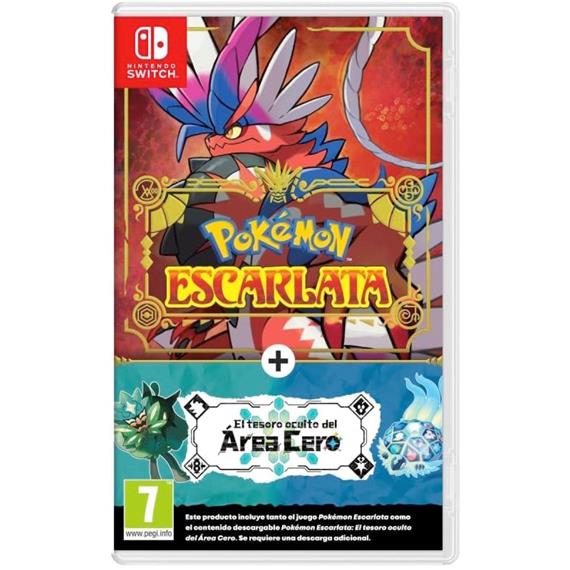 Nintendo Pokemon Scarlet + Tesoro Oculto Juego Nintendo Switch