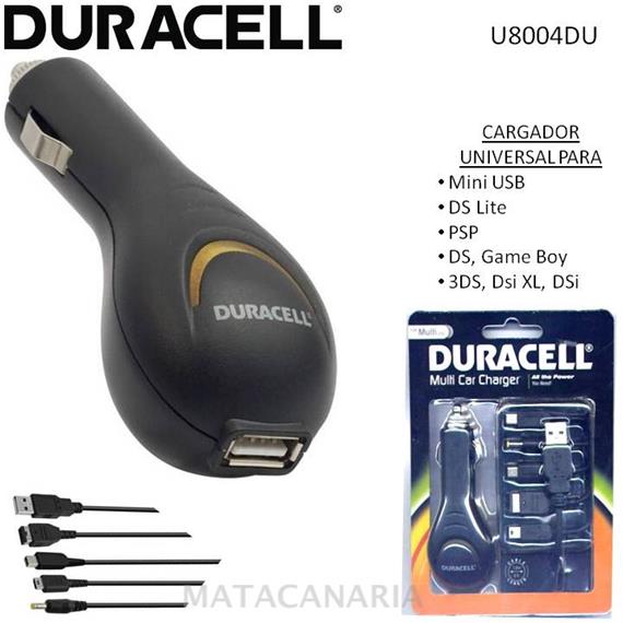 DURACELL U8004 MULTI CAR CHARGER