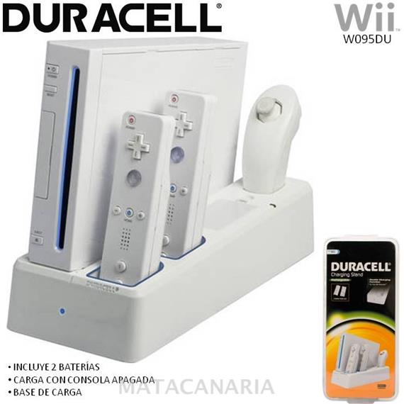 DURACELL W095 CARGADOR DOBLE PARA WII