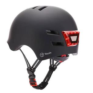 Youin MA1010M Casco Talla M con LED frontal y trasero