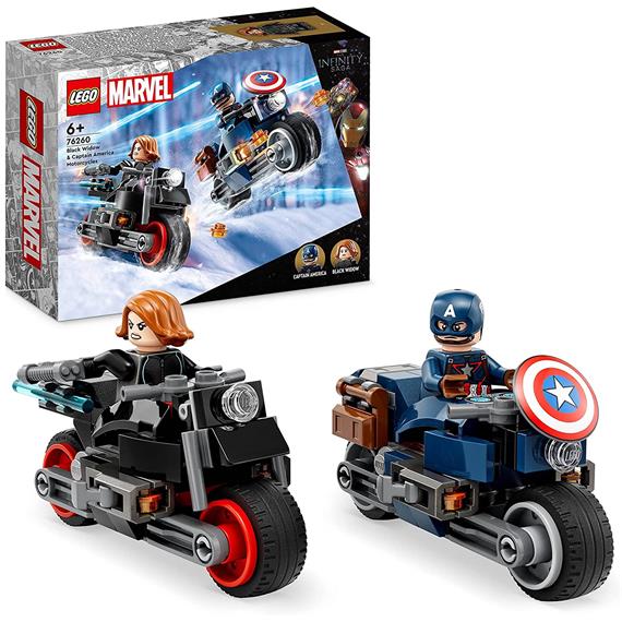 LEGO 76260 Motos de Viuda Negra Y el Capitán América