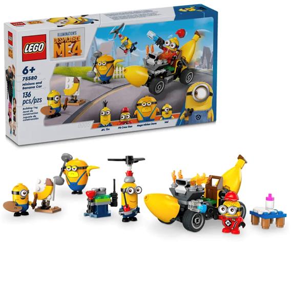 LEGO 75580 Minions y Coche Banana