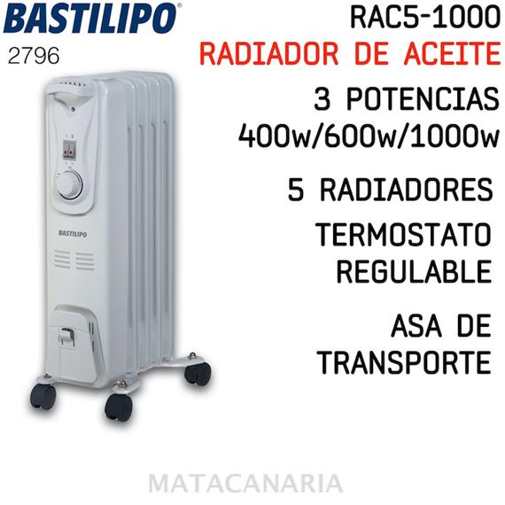 BASTILIPO RAC5-1000 RADIADOR ACEITE