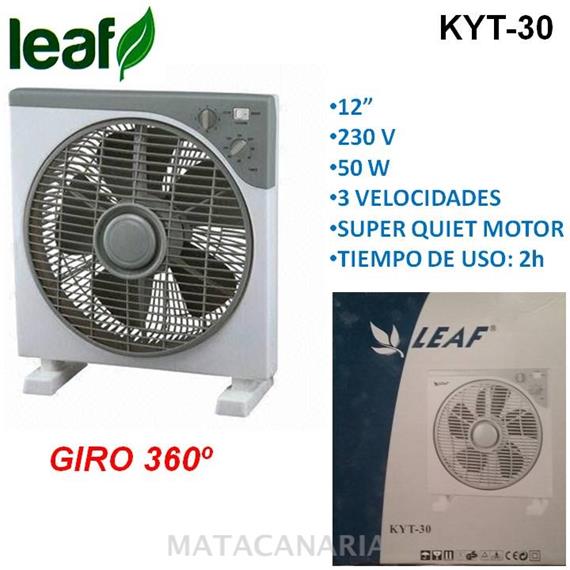 LEAF/KYMPO BOX FAN 12