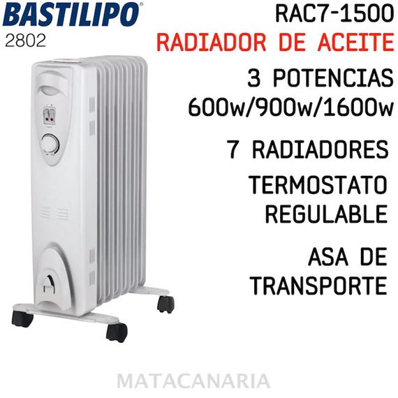 PRISMA OH-1500 RADIADOR ACEITE 1500W