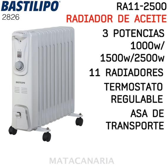 PRISMA OH-2500 RADIADOR ACEITE 2500W