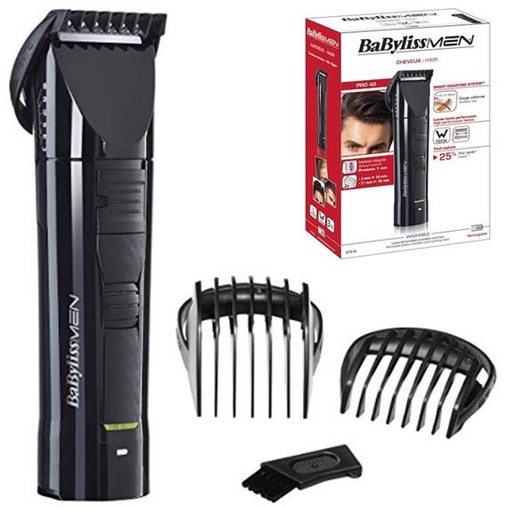 BABYLISS E-751 CORTAPELO RECARGABLE LAVABLE