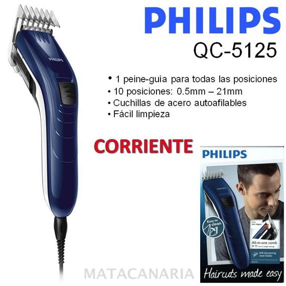 PHILIPS QC-5125 KIT AFEITADORA+CORTAPELO