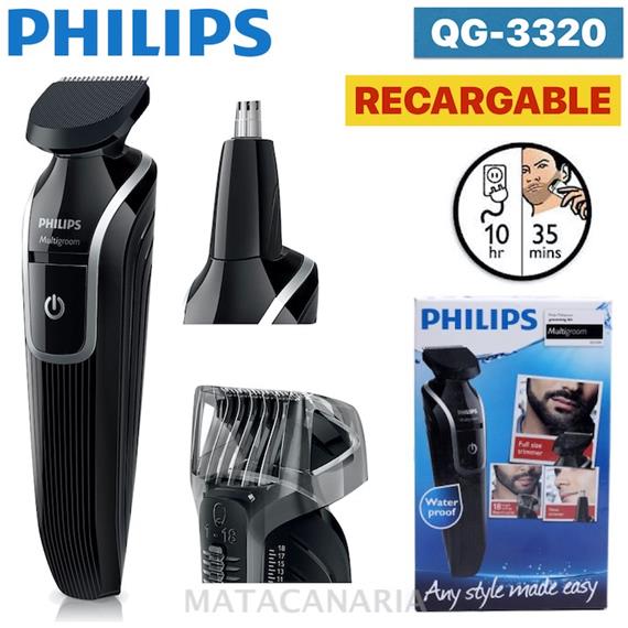 PHILIPS QG-3320 KIT 3IN1 RECARGABLE