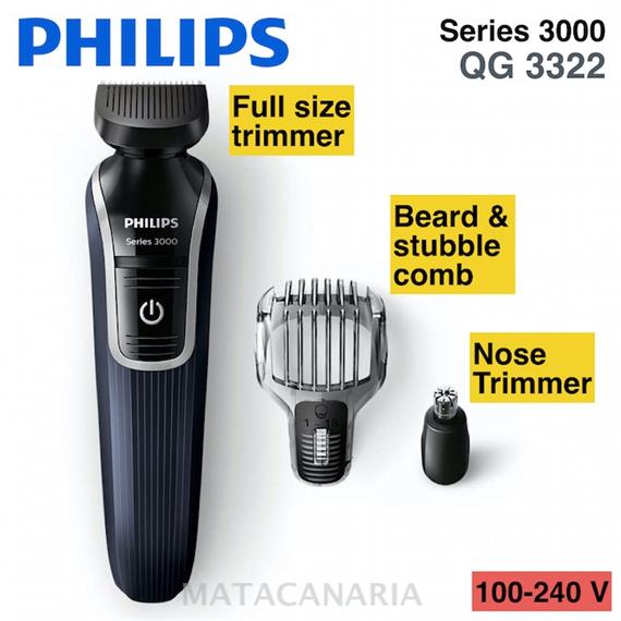 PHILIPS QG-3322 KIT AFEITADORA+CORTAPELO 5 IN 1