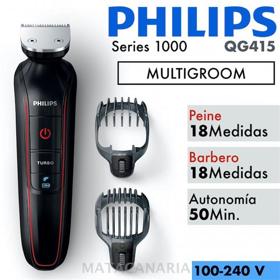 PHILIPS QG-415 KIT AFEITADORA+CORTAPELO