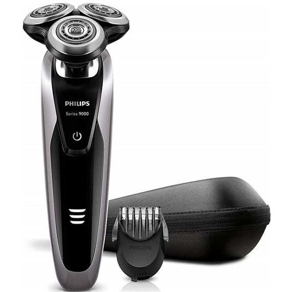 PHILIPS AFEITADORA S-9111 AQUATEC / RECARGABLE / ACC. BARBERO