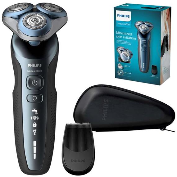 PHILIPS AFEITADORA S-6620/11 SERIE 6000 RECARGABLE / AQUATEC / MULTIFLEX