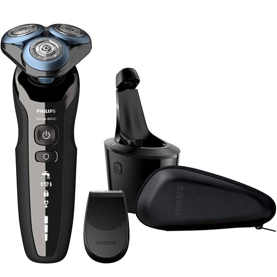 PHILIPS AFEITADORA S6680 RECARGABLE / WET & DRY NEGRA