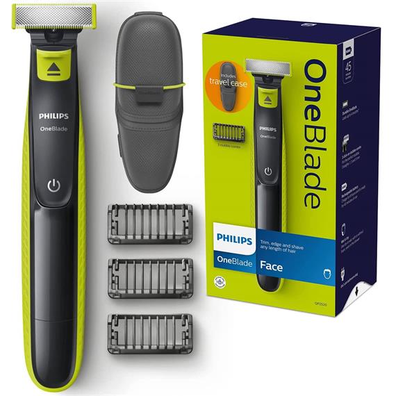 PHILIPS QP2520/20 OneBlade Recortador de barba con 3 peines