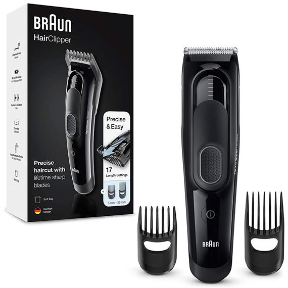 Braun HC5050 Series 5 Cortapelo Recargable con 17 Ajustes