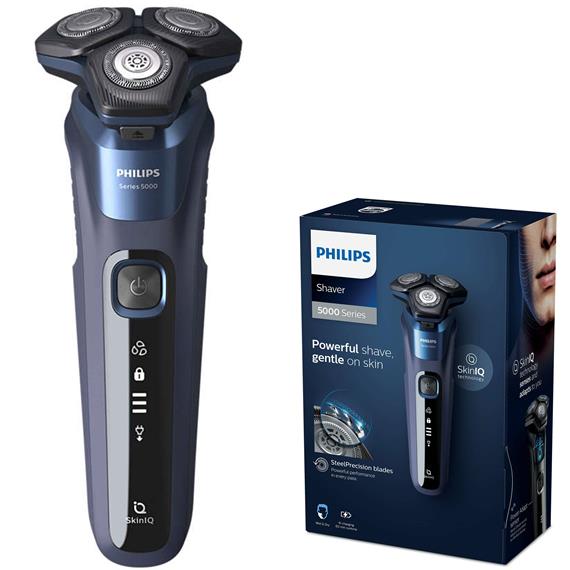 Philips Afeitadora S5585/35 Cabezal 360 / Wet & Dry / Cortapatillas