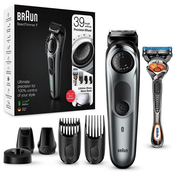 Braun BT7240 Recortadora Pelo y Barba con 39 ajustes