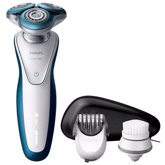 Philips Afeitadora S7522/50 SkinGlide Wet & Dry con Accesorios