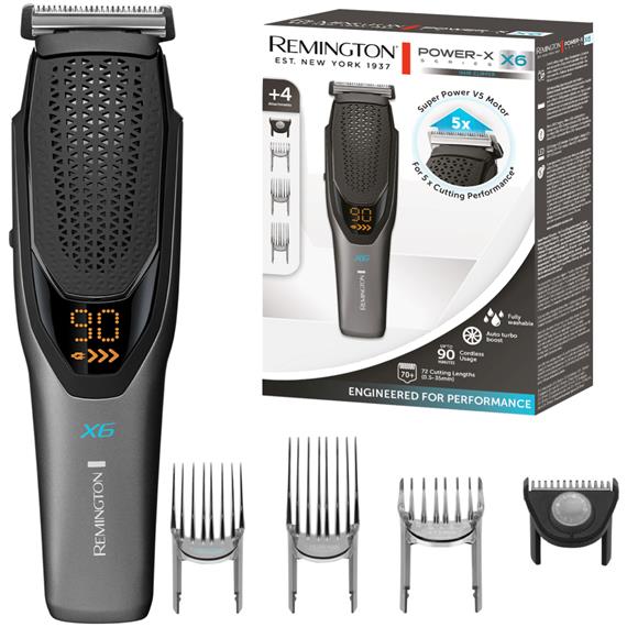 Remington HC6000 Cortapelo Power X6 Recargable con 72 tamaños