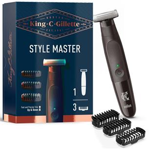 Braun King C. Gillete Style Master Recortadora de barba con 3 accesorios