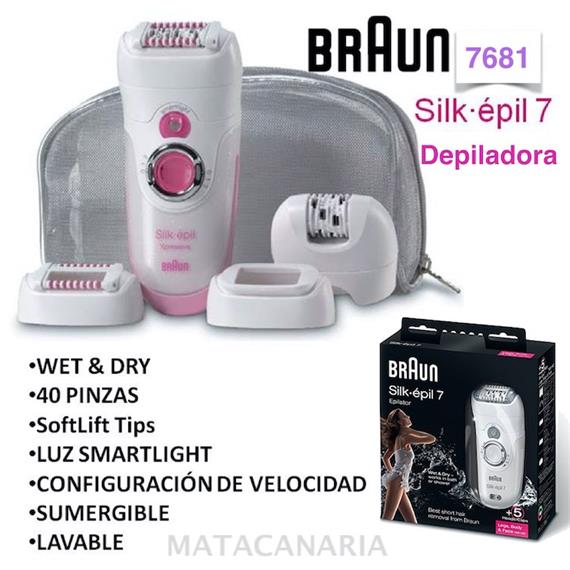 BRAUN 7681 DEPILADORA