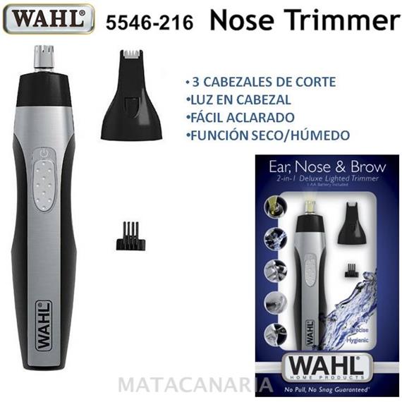 WAHL 5546-216 DEPILADOR NASAL DELUXE 2 IN 1