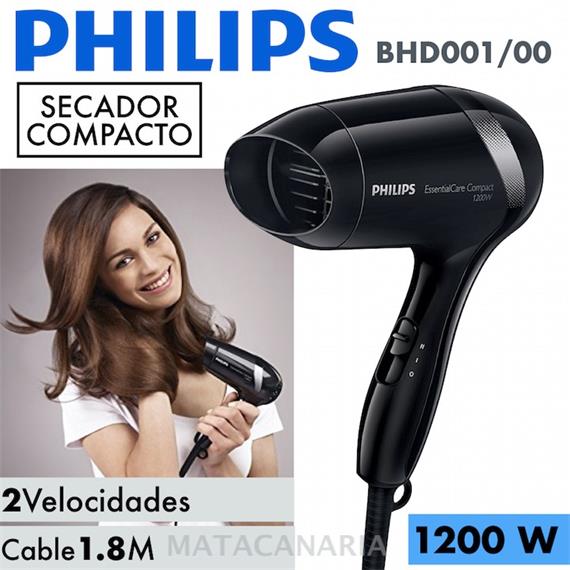 PHILIPS BHD001 SECADOR 1200W