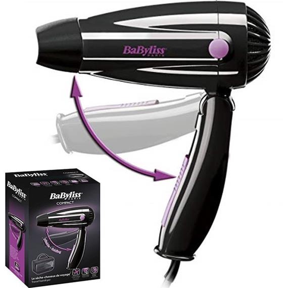 BABYLISS 5250E SECADOR VIAJE 1200W CON FUNDA