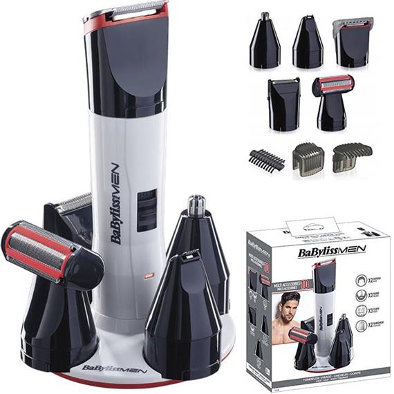 BABYLISS T839E KIT 10 ACCESORIOS RECARGABLE