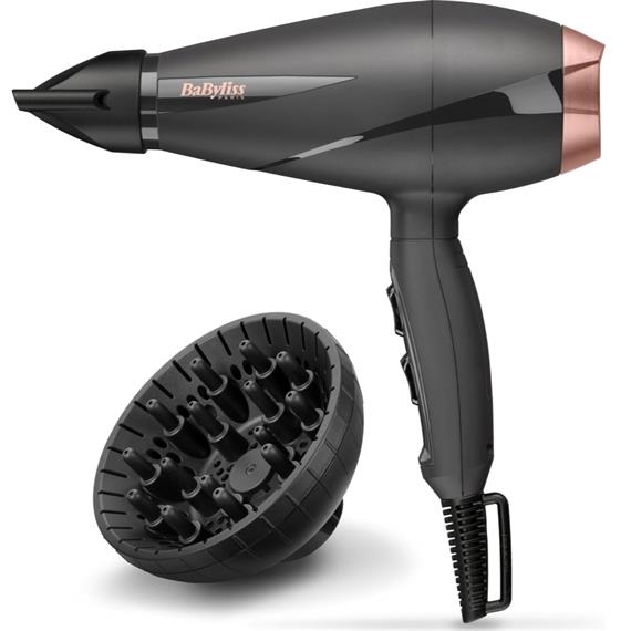 Babyliss 6709DE Secador Iónico AC 2100W con difusor