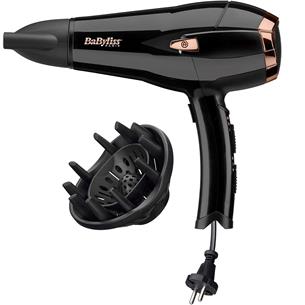 Babyliss D373E Secador 2000W con cable retráctil Negro