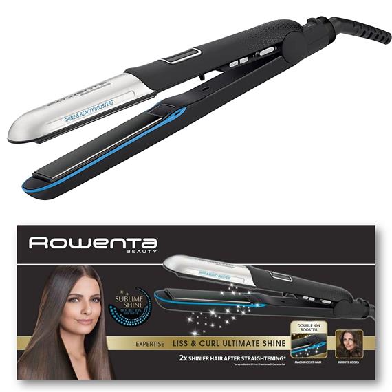 Rowenta SF6220E0 Plancha de Pelo Liss & Curl Ultimate Shine