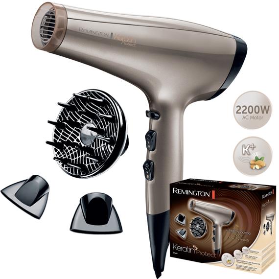 Remington AC8002 Secador Keratin Protect 2.200W Motor AC