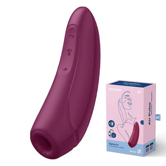 Satisfyer Curvy 1+ Rojo Vino Bluetooth