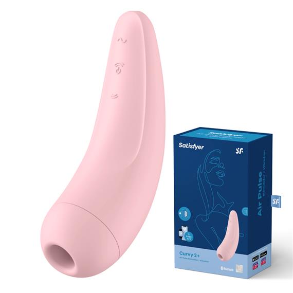 SATISFYER CURVY 2+ PINK BLUETOOTH