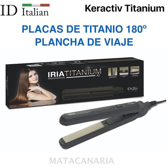 IDIT IRIA PLANCHA ALISADORA TITANIUM PROFESIONAL XS