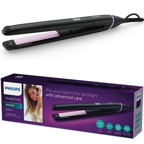 PHILIPS BHS-674 PLANCHA DE PELO Y ALISADOR  IÓNICO 220º DIGITAL