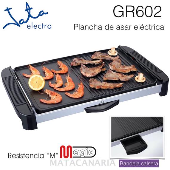 JATA GR602 PLANCHA DE ASAR 2200W 48X32