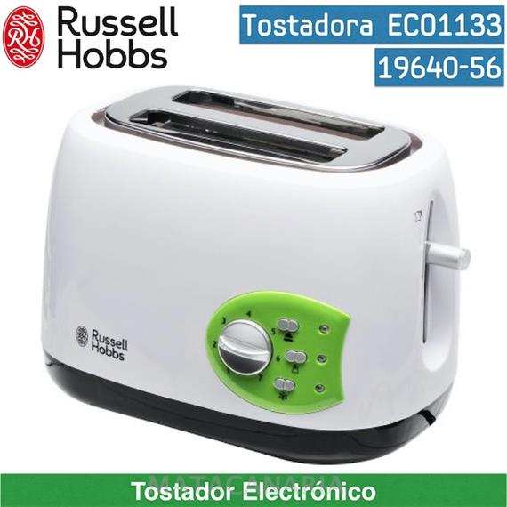 RUSSELL HOBBS 19640-56 TOSTADORA 2 REBANADAS 930W